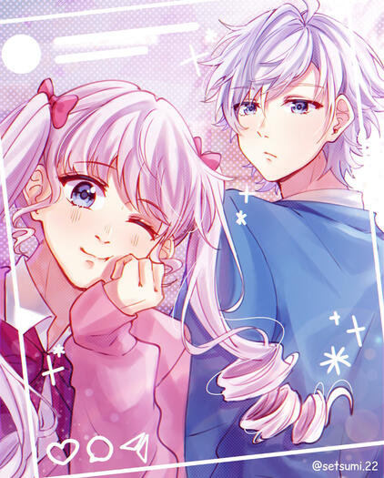 Snapshot Chloe and Raito from HoneyWorks